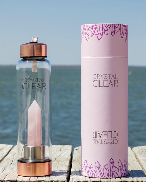 Shop Clear Quartz Glass Water Bottle